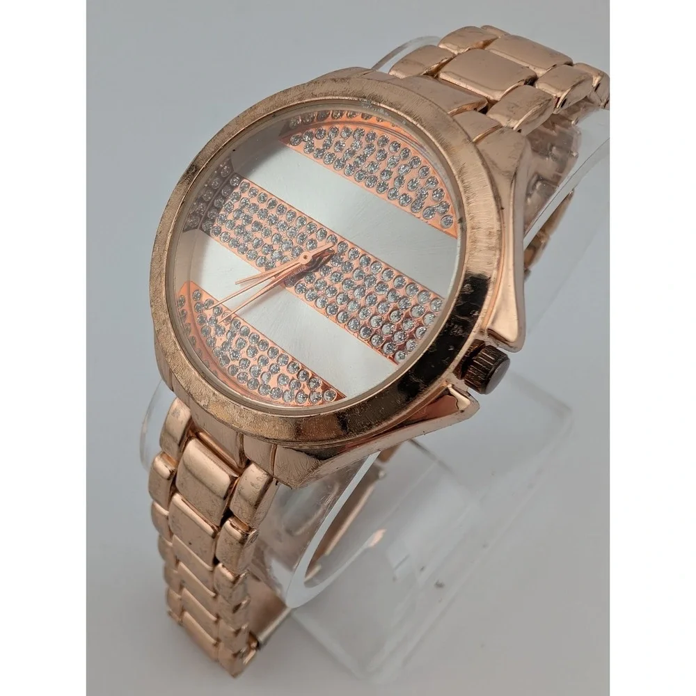 Women's Rose Gold Tone Fashion‎ Watch 36mm Case 6.25